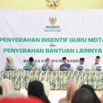 ​Pemkab Barru dan Baznas Serahkan Insentif untuk Ratusan Guru MDTA se-Kabupaten Barru