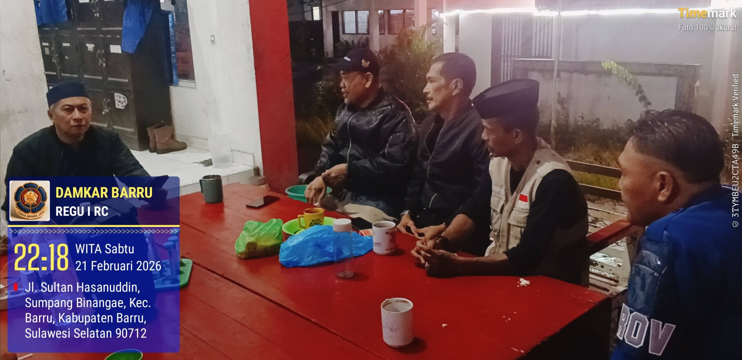 ​Tindak Lanjuti Perintah Bupati, Abustan Andi Bintang Pantau Kesiagaan Damkar dan BPBD Barru