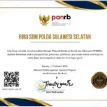 SAKIP dan ZI AWARD 2025, Biro SDM Polda Sulsel Berhasil Raih WBBM