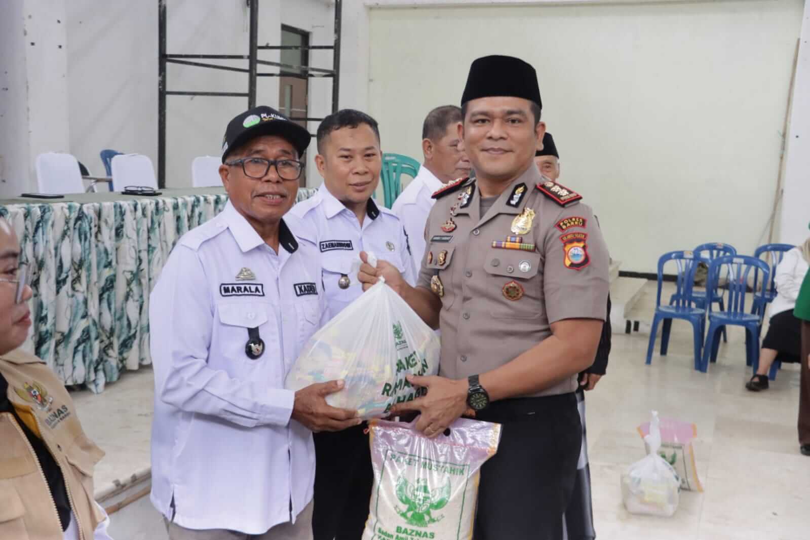 Kapolres Barru Dukung Penuh Penyaluran 5.000 Paket Sembako BAZNAS
