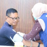 ​Peringati Hari Bhayangkara, Sidokkes Polres Barru dan Puskesmas Padongko Berikan Layanan Kesehatan Gratis