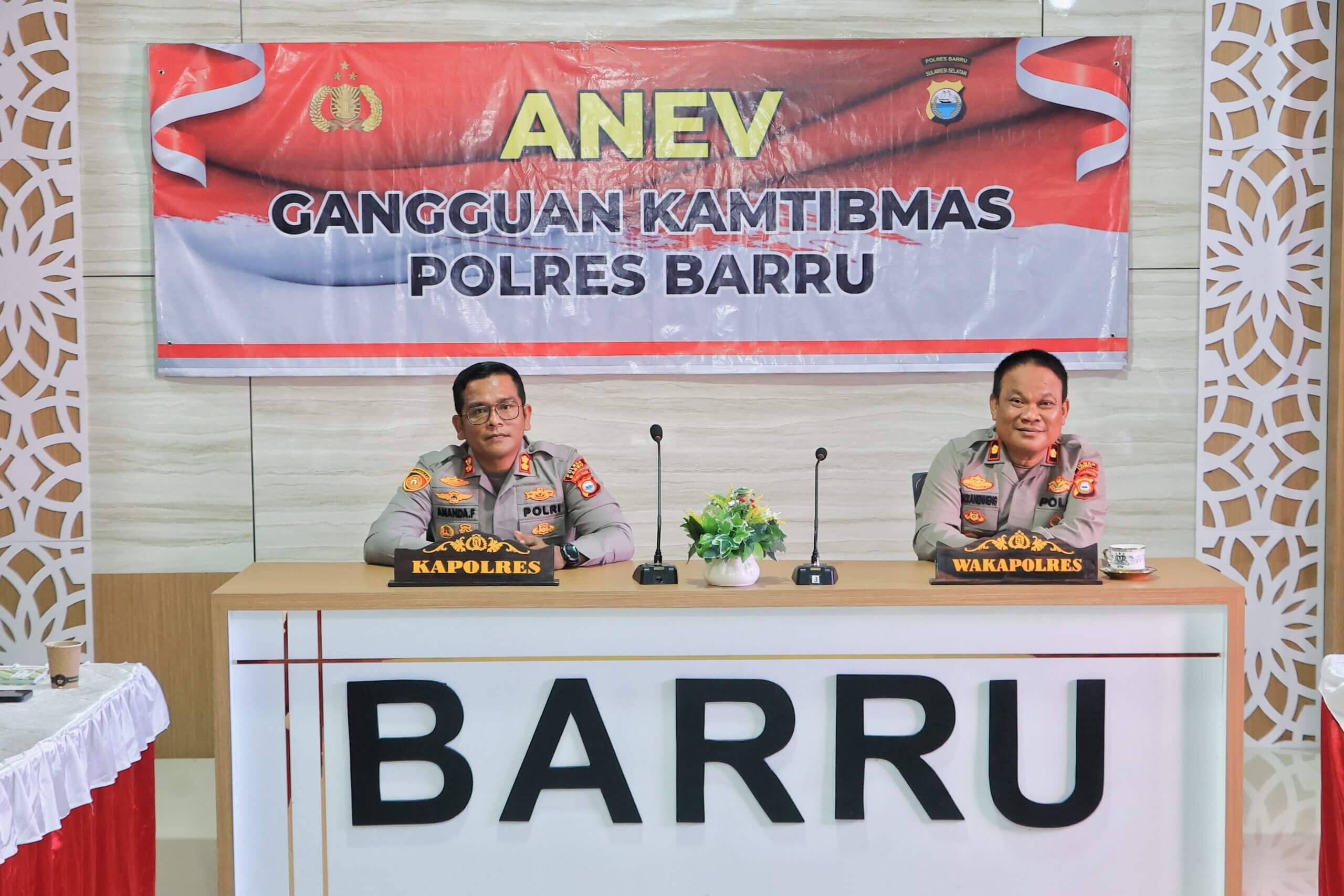Polres Barru Ikuti Anev Kamtibmas Polda Sulsel, Perkuat Strategi Menjaga Situasi Kamtibmas Tetap Kondusif