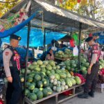 ​Hadir di Tengah Masyarakat, Sat Samapta Polres Barru Patroli Dialogis Sasar Pasar hingga Stasiun