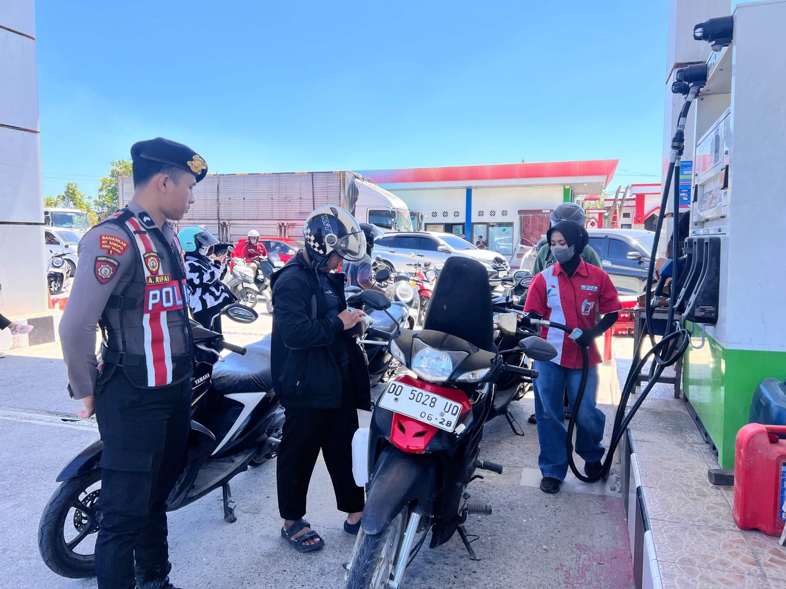 ​Tangkal Isu Kelangkaan, Polres Barru Imbau Masyarakat Tak Panic Buying BBM dan LPG