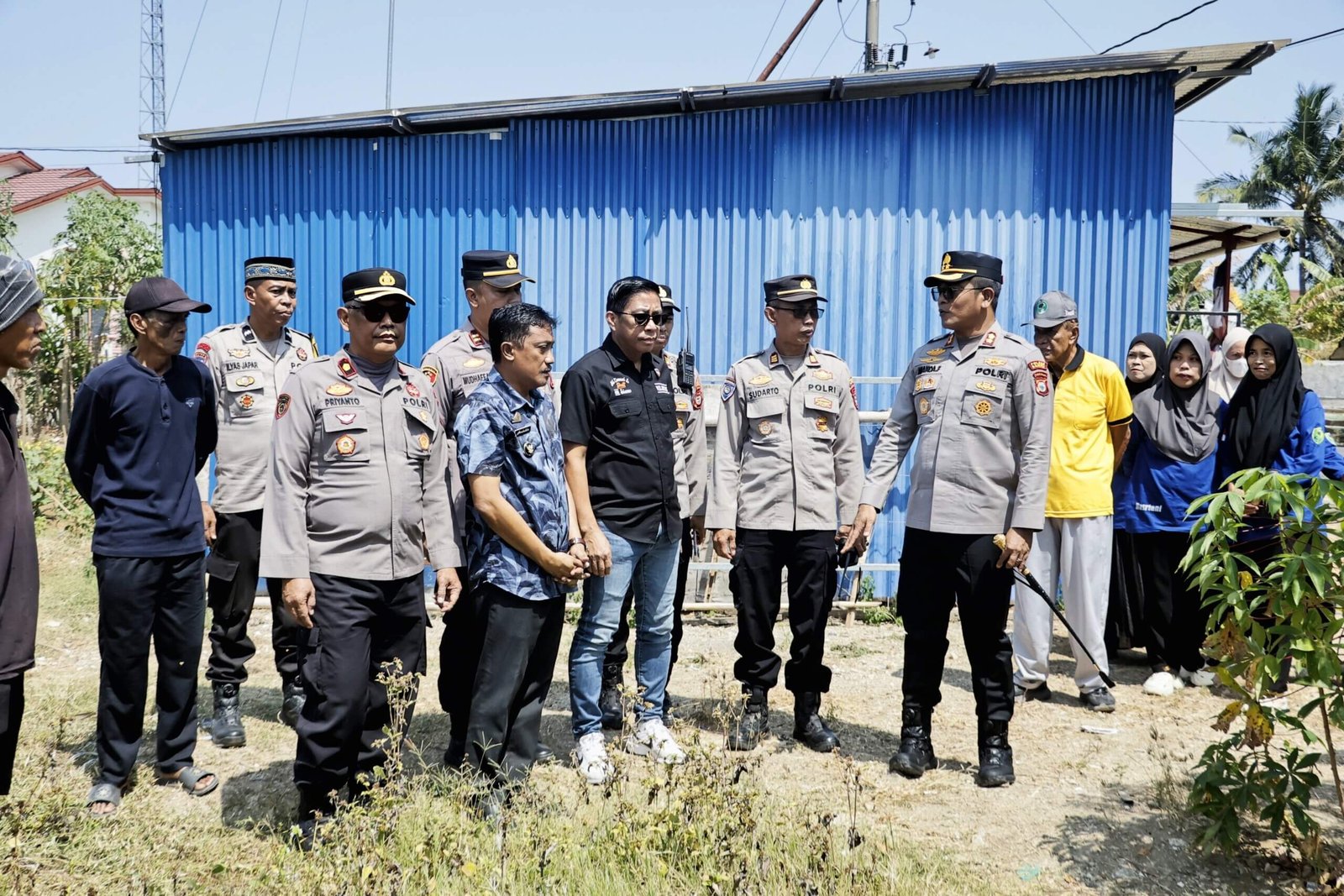 Kapolres Barru Tinjau Pembuatan Sumur Bor, Upaya Bantu Warga Hadapi Kemarau Panjang
